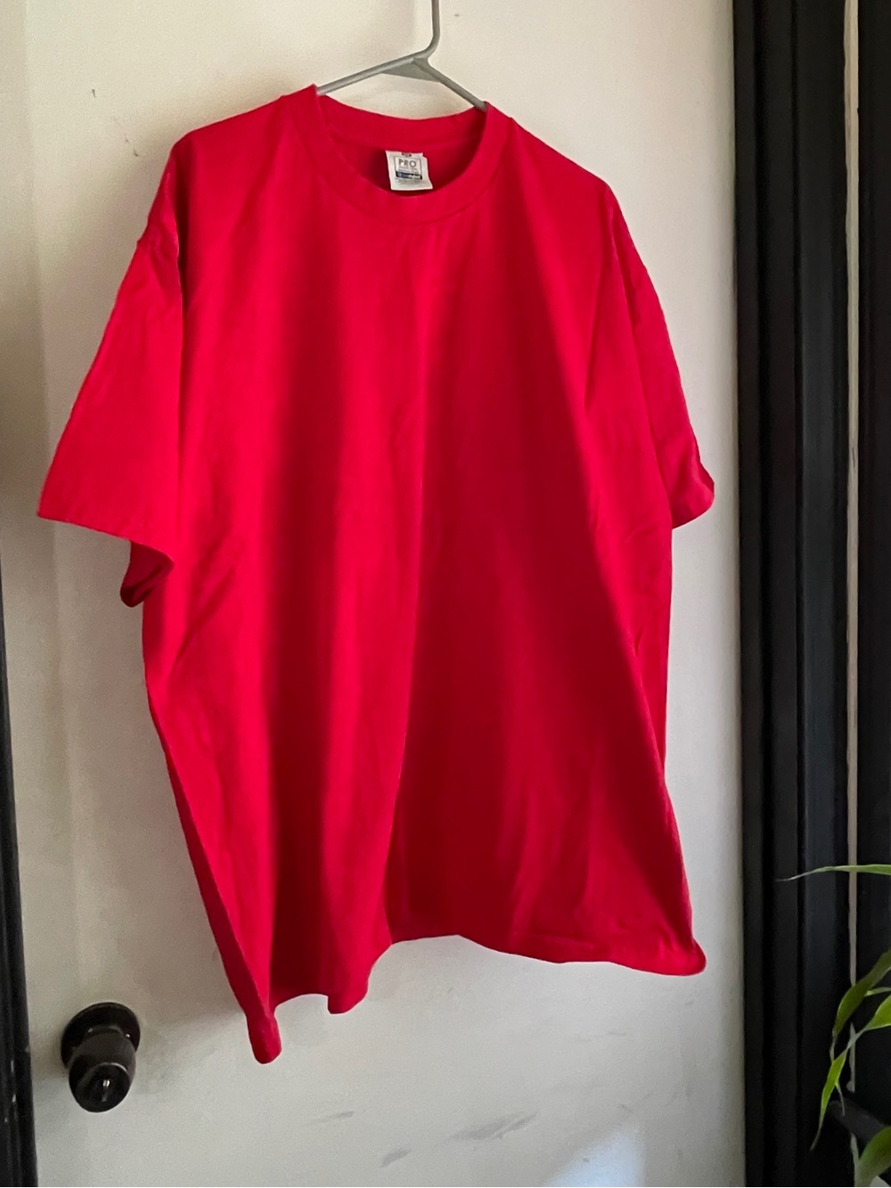 Men's Red Short Sleeve Crew T-Shirt